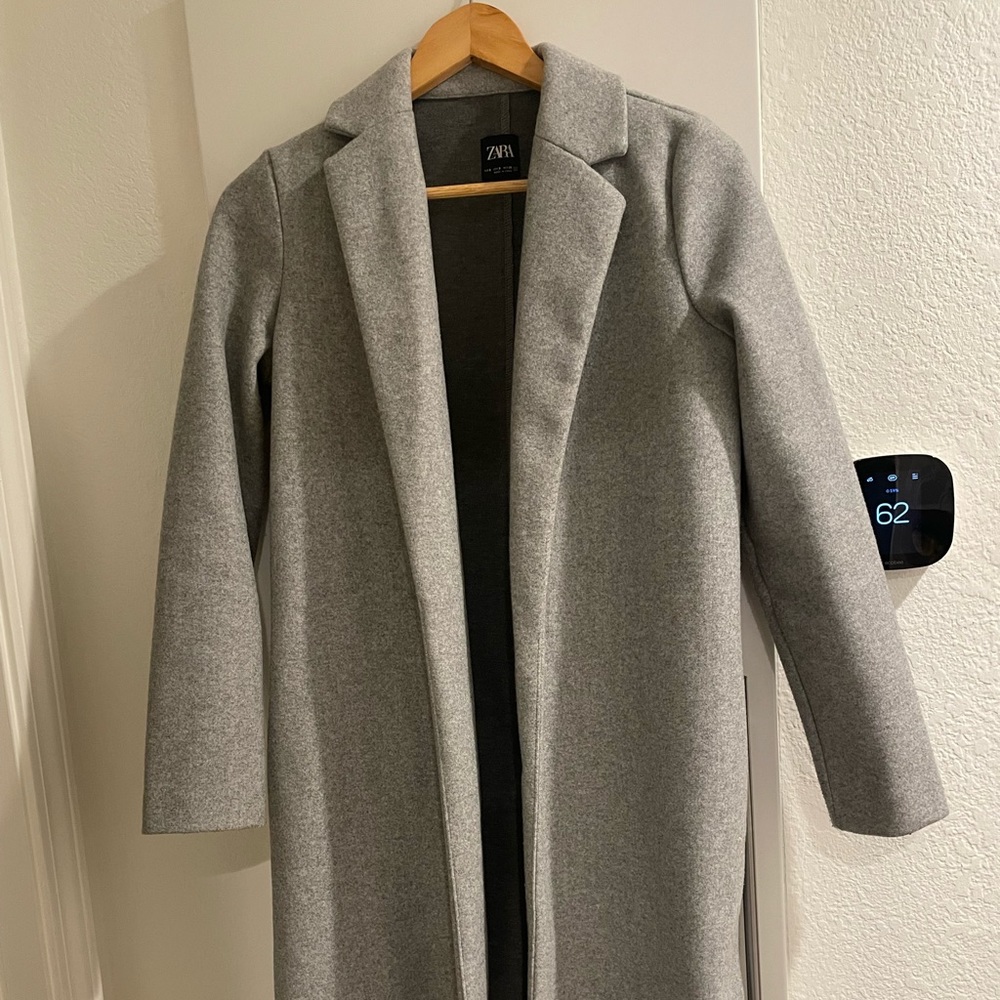 Gray Zara coat